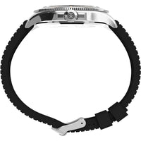 Timex Men's Watch - Harborside Coast Rotating Bezel Black Rubber Strap | TW2V27200VQ ,