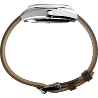 Timex Men's Watch - Marlin Automatic Silver Dial Brown Leather Strap | TW2V62000 ,