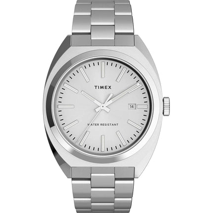 Timex Men's Watch - Milano XL Silver Tone Dial Stainless Steel Bracelet | TW2U15600VQ ,