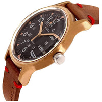 Timex Men's Watch - MK1 Quartz Black Dial Brown Genuine Leather Strap | TW2R96700 ,