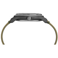 Timex Men's Watch - MK1 Quartz Gunmetal Stainless Steel Case Brown Strap | TW2R97000 ,