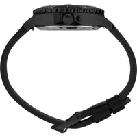 Timex Men's Watch - Navi XL Automatic Date Display Black Leather Strap | TW2U10000ZV ,