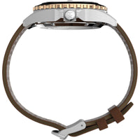Timex Men's Watch - Navi XL Automatic Date Display Brown Leather Strap | TW2V41500ZV ,