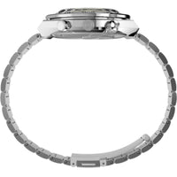 Timex Men's Watch - Q Chronograph Rotating Bezel Black and Cream Dial | TW2V42600 ,