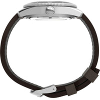 Timex Men's Watch - The Waterbury Automatic Green Dial Leather Strap TW2V24700 ,