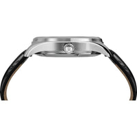 Timex Men's Watch - Waterbury Automatic Date Display Black Dial Strap | TW2T69600ZV ,