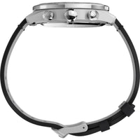 Timex Men's Watch - Waterbury Chronograph Black Dial Leather Strap | TW2V42500VQ ,