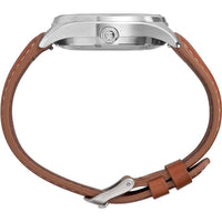 Timex Men's Watch - Waterbury Open Heart Dial Brown Strap Automatic | TW2U37700ZV ,