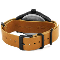 Timex Men's Watch - Waterbury Quartz Black Dial Brown Leather Strap | TW2P64700 ,