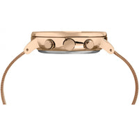 Timex Unisex Chronograph Watch - Fairfield Rose Gold Mesh Bracelet | TW2T37200VQ ,