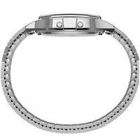 Timex Unisex Chronograph Watch - T80 Digital Dial Silver Bracelet | TW2R79100YB ,