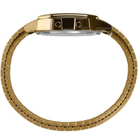 Timex Unisex Chronograph Watch - T80 Digital Dial Yellow Gold Bracelet | TW2R79000YB ,