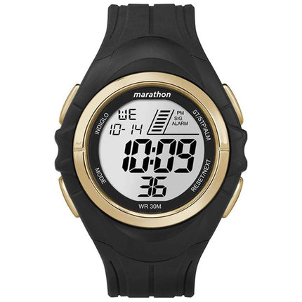 Timex Unisex Watch - Marathon Digital Dial Black Resin Strap | TW5M20900 ,