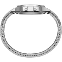 Timex Unisex Watch - T80 Grey Dial Silver Stainless Steel Expansion Band | TW2R79100 ,