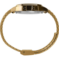 Timex Unisex Watch - T80 Yellow Gold Stainless Steel Bracelet Digital | TW2R79200 ,