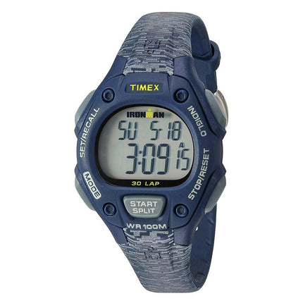 Timex Women's Chronograph Digital Watch - Ironman Classic Blue Resin | TW5M07400JV ,