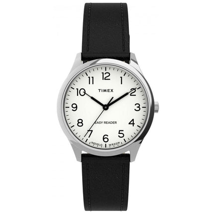 Timex Women's Quartz Watch - Easy Reader Gen1 White Dial Black Strap | TW2U21700VQ ,