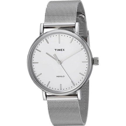 Timex Women's Quartz Watch - Fairfield White Dial Mesh Bracelet | TW2R26600VQ ,