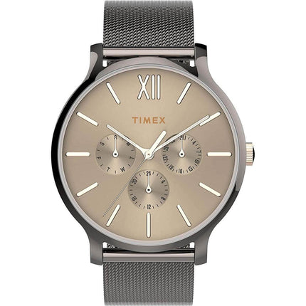 Timex Women's Quartz Watch - Transcend Brown Dial Mesh Bracelet | TW2T74700VQ ,