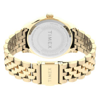 Timex Women's Quartz Watch - Waterbury Legacy Orange Dial Steel Bracelet | TW2V31800VQ ,