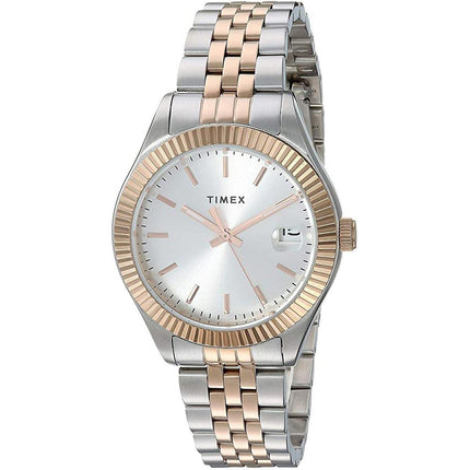 Timex Women's Quartz Watch - Waterbury Silver Dial Bracelet | TW2T87000VQ ,