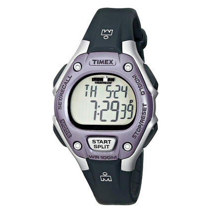 Timex Women's Strap Watch - Ironman Classic Chronograph Alarm Black Resin | T5K410JV ,