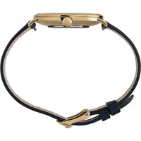 Timex Women's Watch - Celestial Blue Glitter Dial Blue Leather Strap | TW2U41100VQ ,