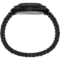 Timex Women's Watch - Q Date Display Black Dial Steel Expansion Band | TW2V65900VQ ,