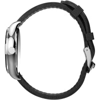 Timex Women's Watch - Waterbury White Dial Black Leather Strap Quartz | TW2U97700VQ ,