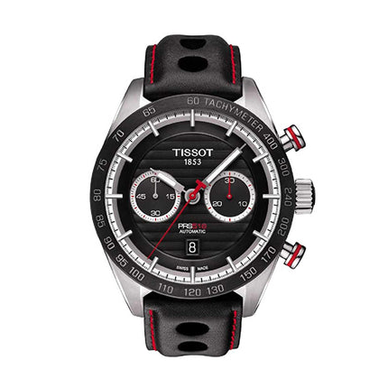 Tissot Men's Automatic Watch - T-Sport PRS 516 Black Dial Strap | T1004271605100 ,