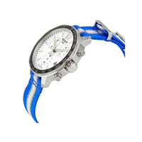 Tissot Men's Chrono Watch - Quickster Dallas Mavericks Silver Dial | T0954171703719 ,