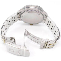 Tissot Men's Chronograph Watch - PRS 200 Black Dial Two Tone Bracelet | T0674172205100 ,