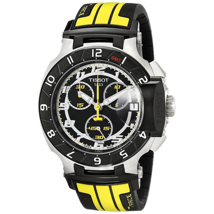 Tissot Men's Chronograph Watch - T-Race TT Black and Yellow Strap | T0484172705713 ,