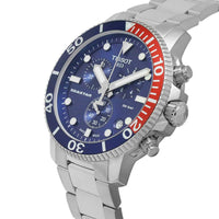 Tissot Men's Quartz Watch - Seastar 1000 Blue and Red Rotating Bezel | T1204171104103 ,