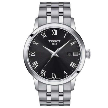 Tissot Men's Watch - Classic Dream Black Dial Silver Bracelet | T1294101105300 ,