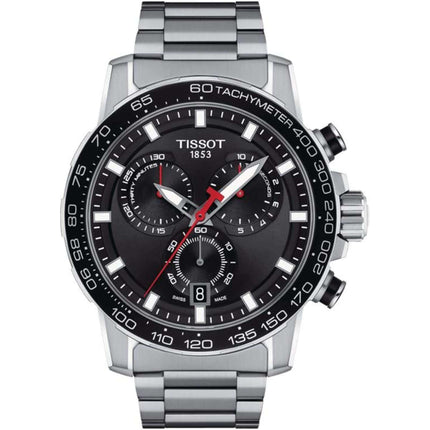 Tissot Men's Watch - Supersport Chrono Black Dial Bracelet | T1256171105100 ,