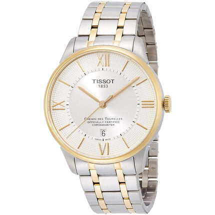 Tissot Men's Watch - T-Classic Chemin Des Tourelles Silver Tone Dial | T0994082203800 ,