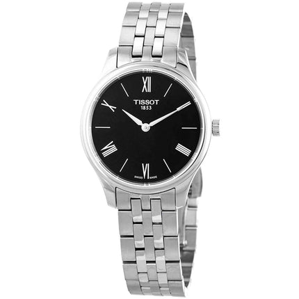 Tissot Women's Watch - T-Classic Tradition 5.5 Black Dial Bracelet | T0632091105800 ,