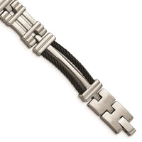 Titanium Black Plated 8.5in Bracelet ,