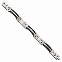 Titanium Black Plated 8.5in Bracelet ,