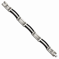 Titanium Black Plating 8.5in Bracelet ,