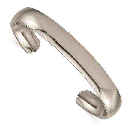 Titanium Polished Cuff Bangle ,