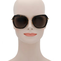 Tom Ford Kenyan Avana Scura & Marrone Polar Square Sunglasses FT0792-5452H ,