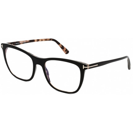 Tom Ford Men's Eyeglasses - Black/Other Acetate Square Shape Frame | FT5672-B 005 ,