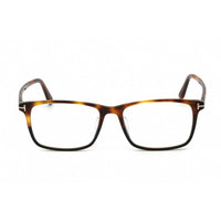 Tom Ford Men's Eyeglasses - Blonde Havana Plastic Square Shape Frame | FT5584-F-B 053 ,