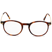 Tom Ford Men's Eyeglasses - Blonde Havana Round Full-Rim Frame, 49 mm | FT5759-B 053 ,