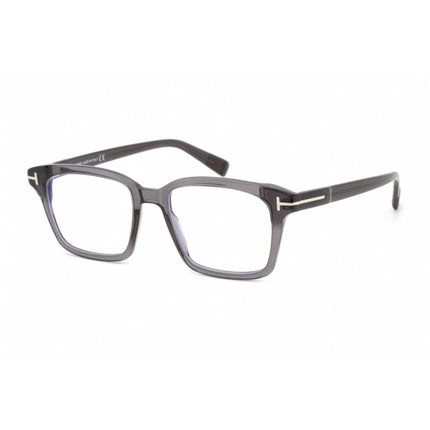 Tom Ford Men's Eyeglasses - Clear Lens Grey/Other Plastic Square Frame | FT5661-B 020 ,