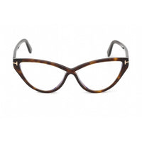Tom Ford Men's Eyeglasses - Dark Havana Cat Eye Plastic Full-Rim Frame | FT5729-B 052 ,