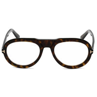 Tom Ford Men's Eyeglasses - Dark Havana Full-Rim Pilot Plastic Frame | FT5756-B 052 ,