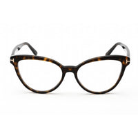Tom Ford Men's Eyeglasses - Full Rim Cat Eye Dark Havana Plastic Frame | FT5639-B 052 ,